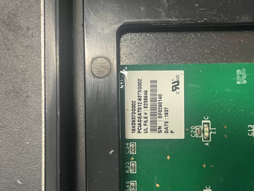 Oven Control Panel ONLY 164D9373G002 WB36T10871 AZ21078 | WMV99