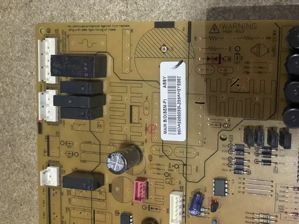 Samsung DA92 00593L Refrigerator Control Board AZ25004 | KM35