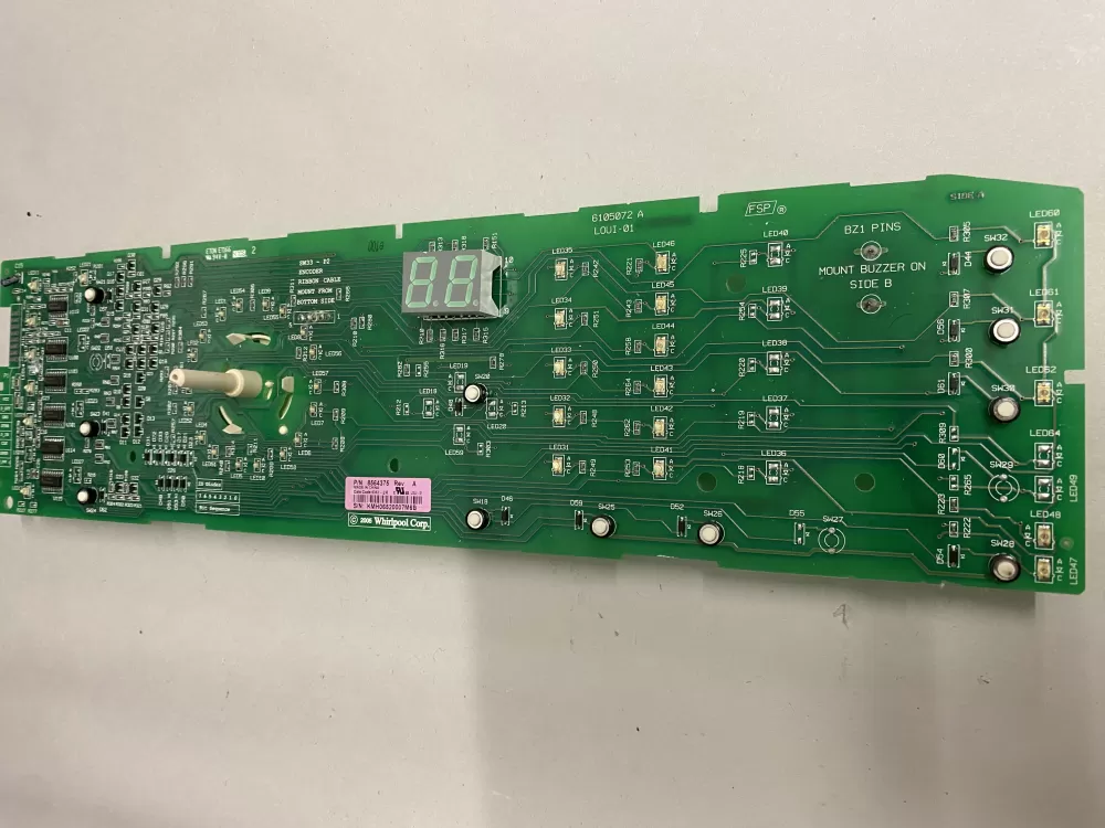 8564375 Kenmore Dryer Wp8564375 Electronic Control Board