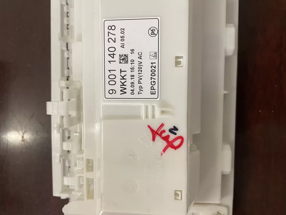 Bosch 9000968127 Dishwasher Control Board Epg70021 Wm1629 AZ36244 | KM383