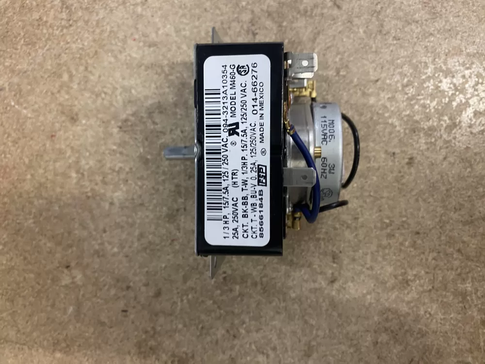Whirlpool 8566184A 8566184 WP8566184 AP6013380 8566184R PS11746606 Dryer Timer