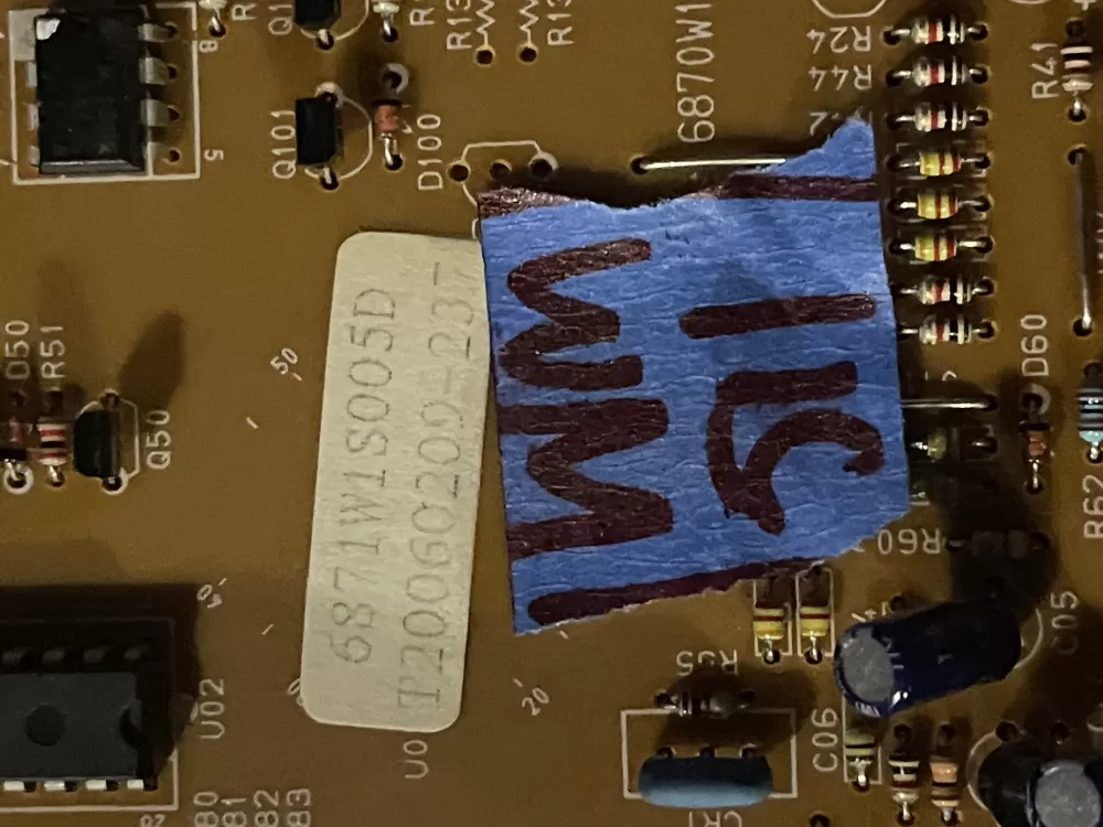 GE 6870W1A005A 6871W1S005D Microwave Control Board AZ38271 | Wm511