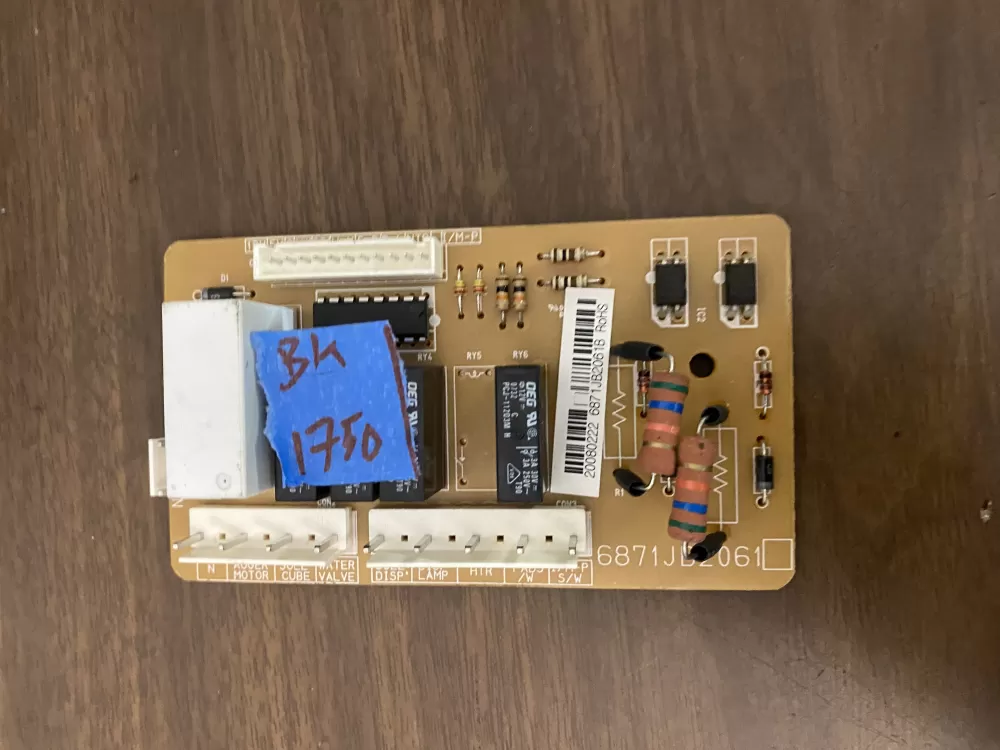 LG 6871JB2061C Refrigerator Control Board AZ43936 | BK1750