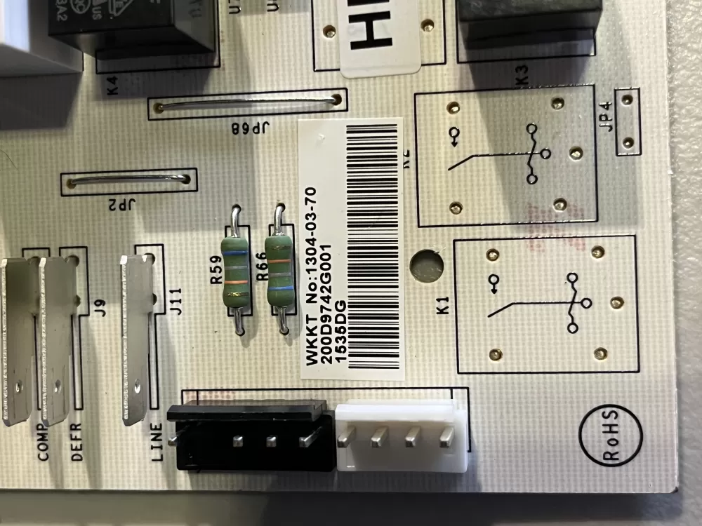 GE EBX1110P002 200D49742G001 Fridge Control Board AZ42244 | V418