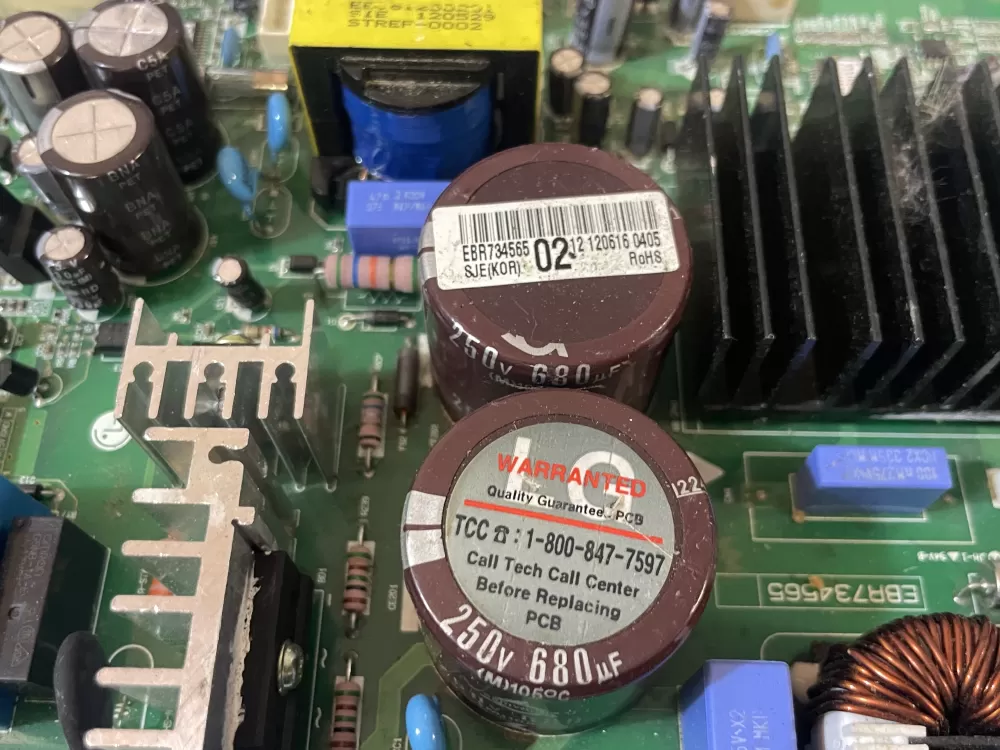 LG EBR73456503 EBR73456502 PS5574507 Refrigerator Control Board AZ110594 | Wm225