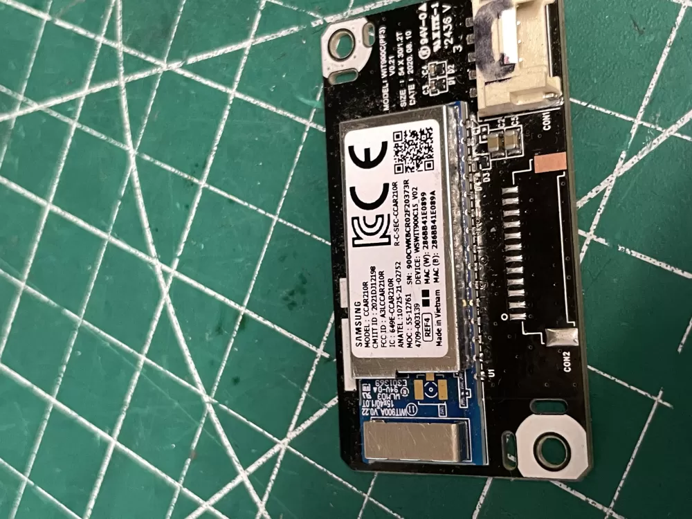 Samsung CCAR210R Refrigerator Control Board Network Module AZ210312 | Wm2008