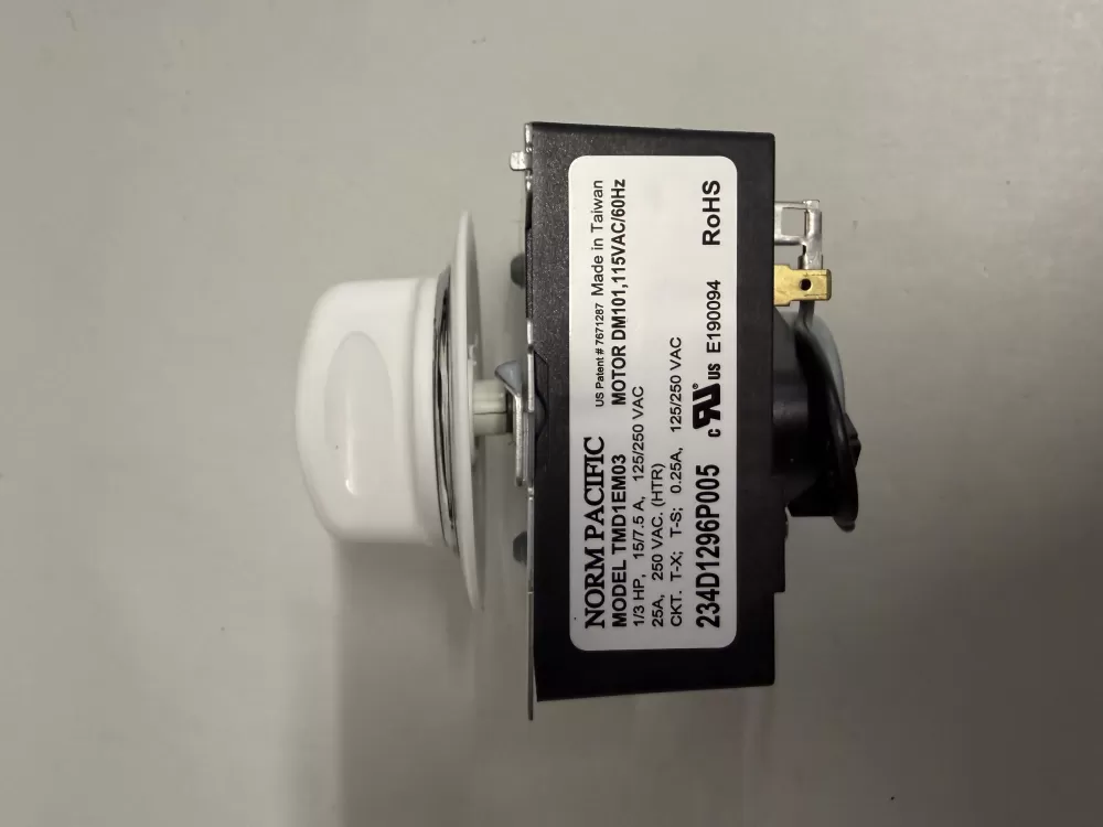 Hotpoint  General Electric AP5780508 WE4M364 WE4M533 PS8690648 234D1296P005 Dryer Timer