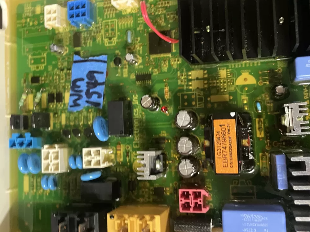 LG Washer Control Board EBR74798601 EBR78263901 AZ60762 | Wmv549