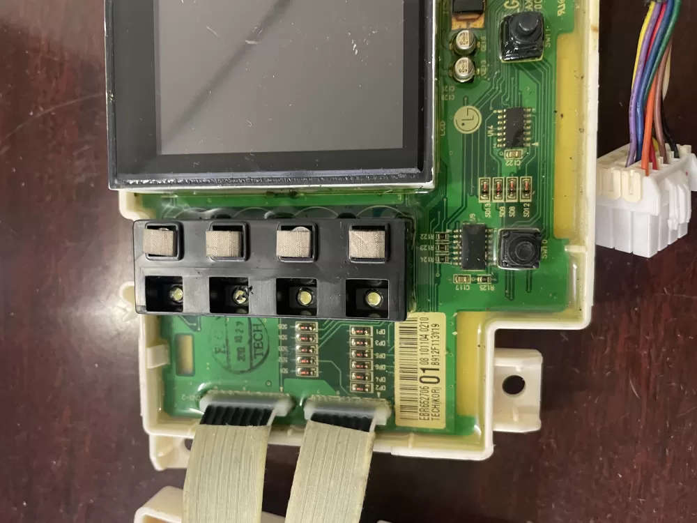 LG EBR65270601 Agl73077902 Dryer Control Board Panel Scratches AZ36640 | KMV159