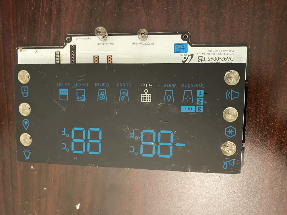 Samsung DA92 00451B Refrigerator Control Board Dispenser AZ39684 | BK560