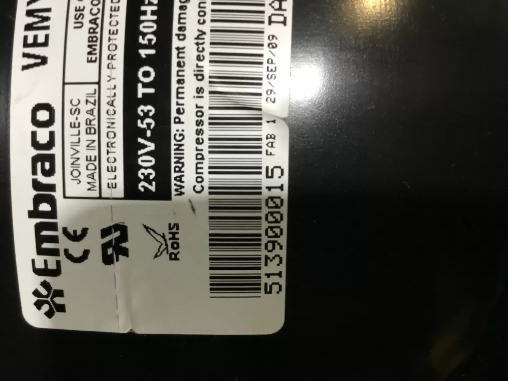 Embraco  513900015 Refrigerator Compressor