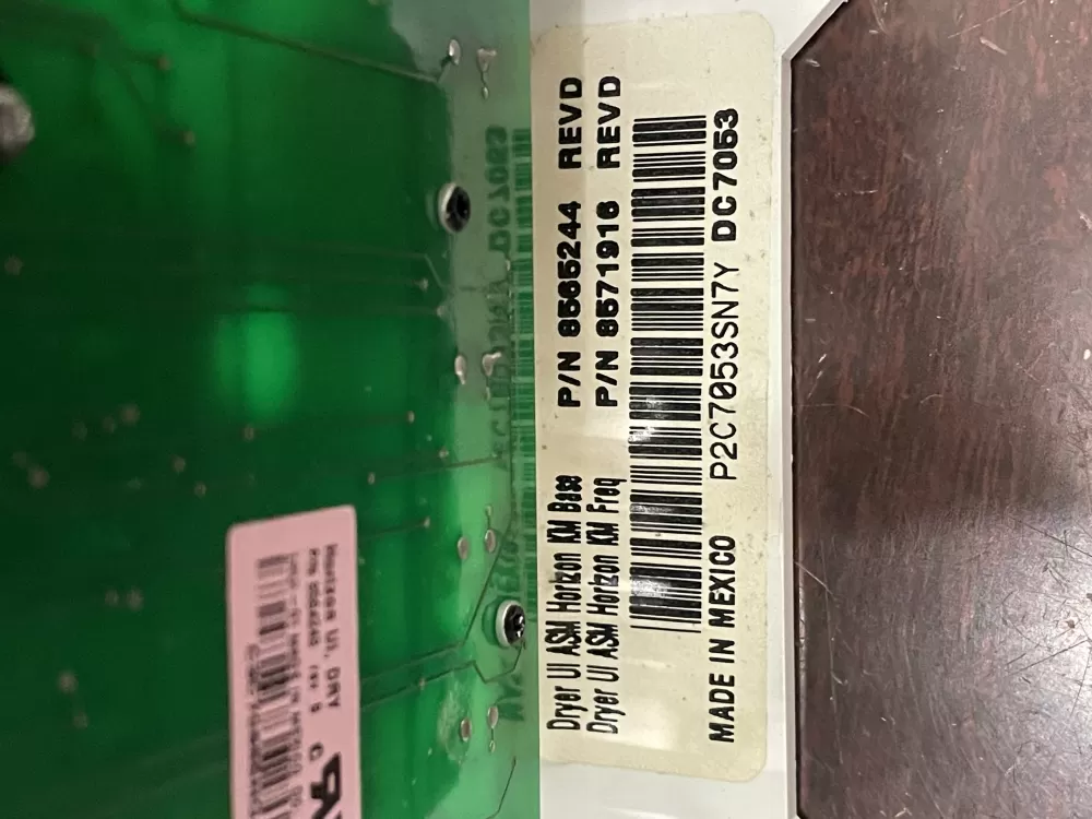 Whirlpool Dryer 8564248 8571928 Control Board AZ35171 | KMV39