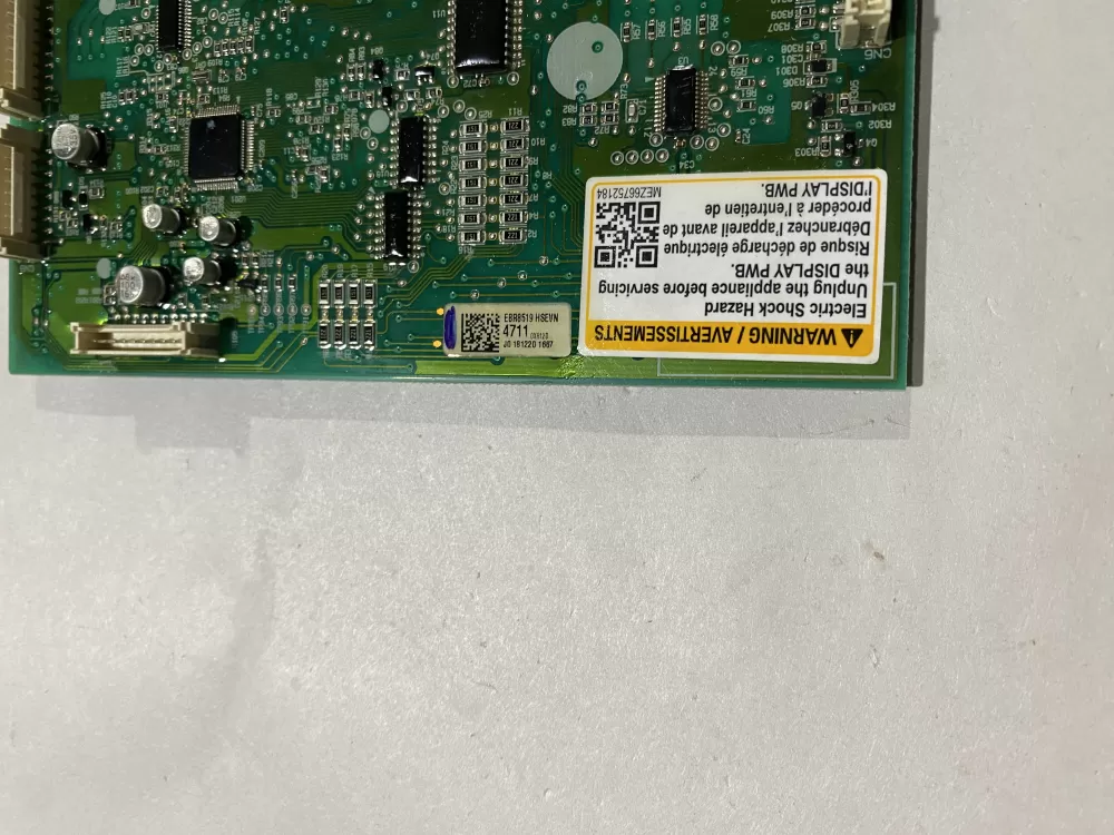 LG EBR85194711 Washer Control Board Panel AZ141451 | BK644