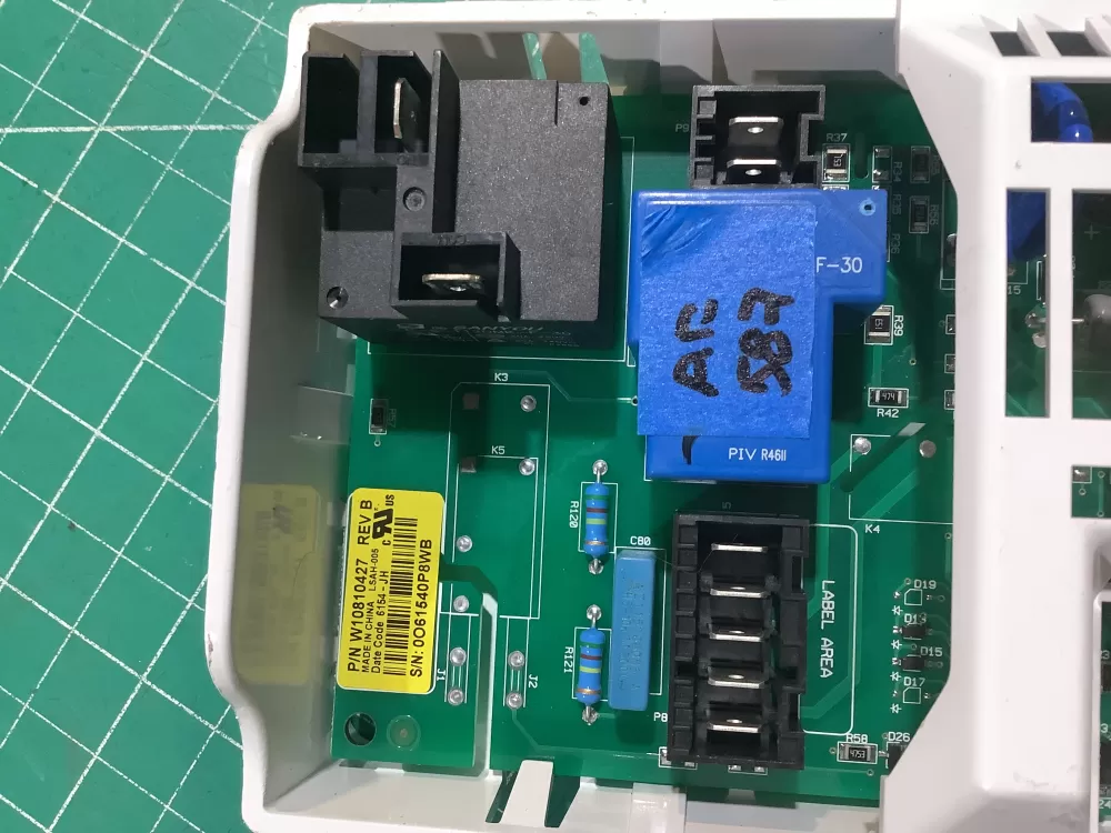 Whirlpool W10810427 Dryer Control Board AZ230828 | AR587