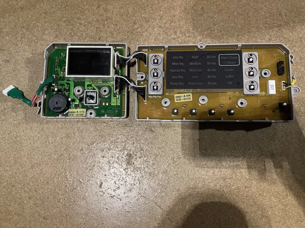 Samsung DC92 00127A Dryer Control Board AZ25444 | KMV226