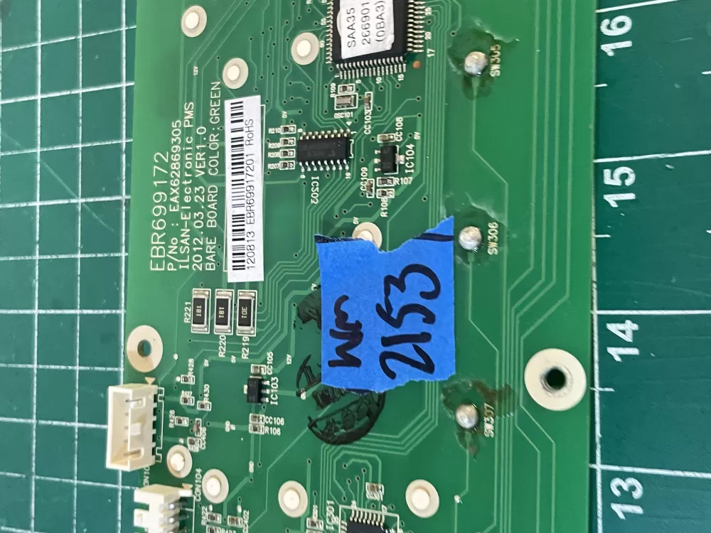 LG Kenmore EBR69917201 Refrigerator Control Board AZ200827 | Wm2153