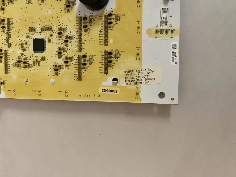Electrolux 242209727 Refrigerator UI Display Control Board AZ200958 | BK2566