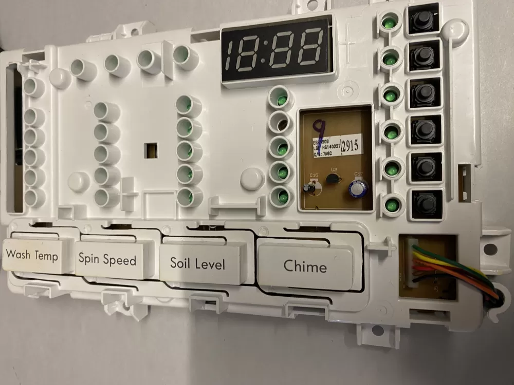 Kenmore EBR75092915 Washer Control Board Interface AZ207776 | BKV921