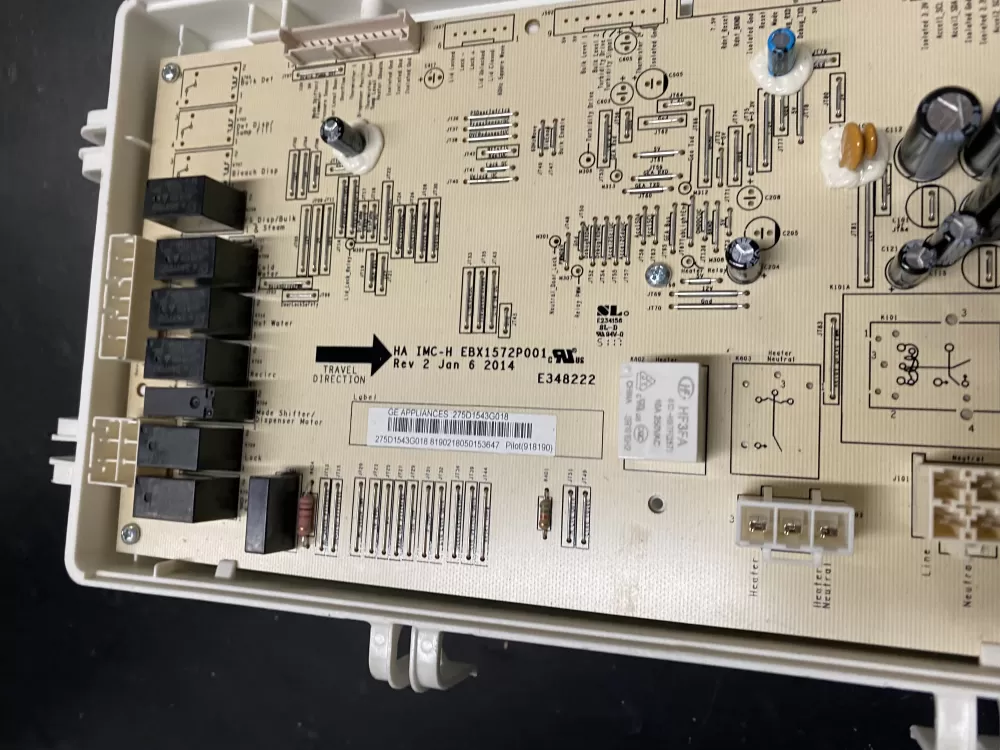 GE 275D1543G018 Washer Control Board AZ10013 | BKV253