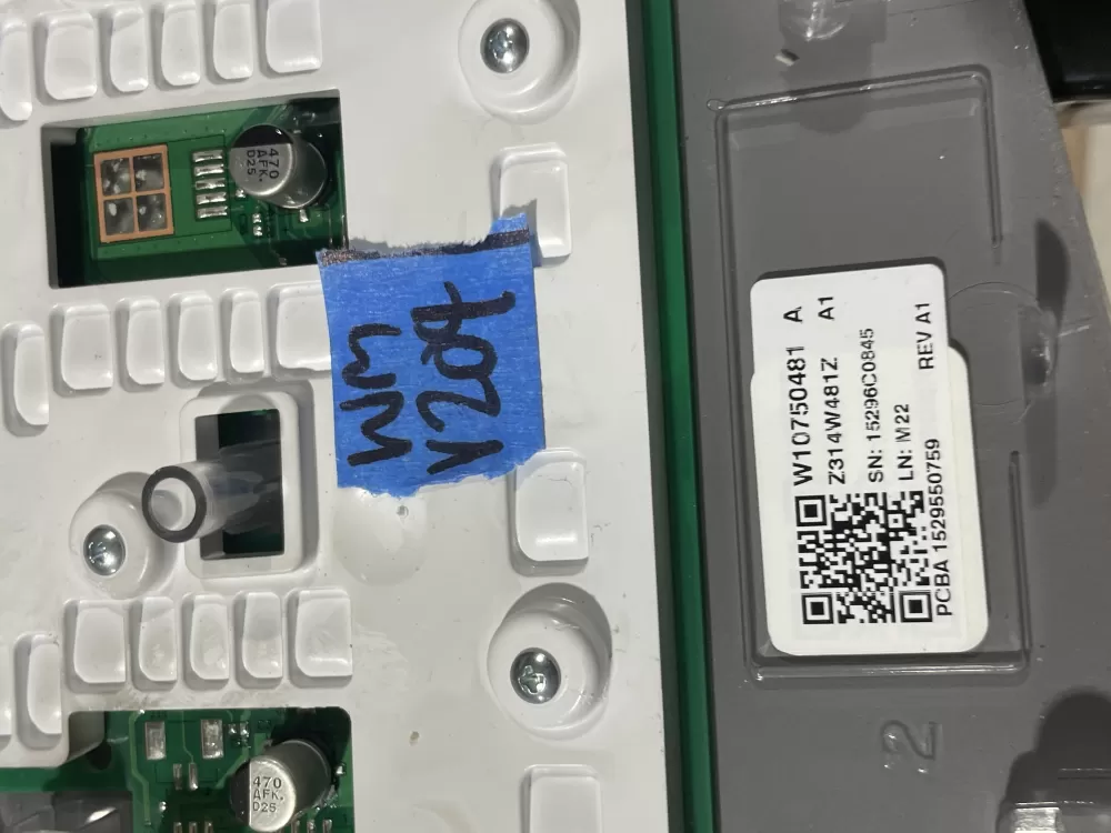 Whirlpool W10433090 W10750481 W10814583 Washer Control Panel AZ88673 | Wmv204