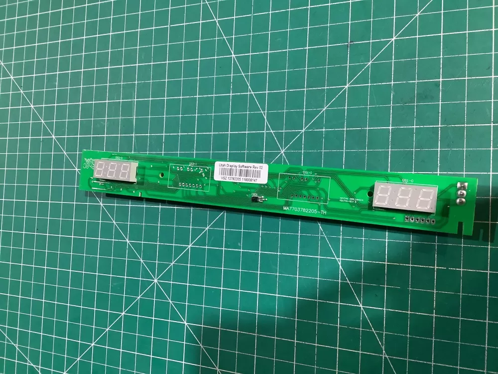 Maytag  KitchenAid  Jenn-Air  Admiral  Dacor  Kenmore WPW10207861  AP6017093  W10207861  12782203  12782203SP  12782205  12782205SP  1468995  67005397  67005400  8208269  PS11750388  MA7703782204-TH Refrigerator Control Board Temp Display