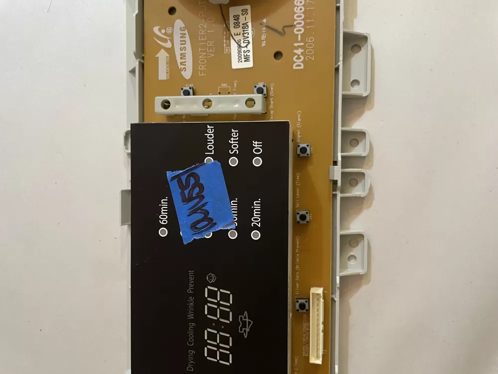 Samsung MFS-WF327L-S0 MFS-WF327L-T0 Washer Main Control Board AZ145429 | KMV55
