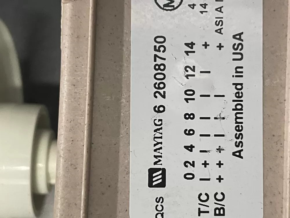 Maytag 62608740 6 2608740 2608740 22003370 Washer Timer AZ20231 | WM1072