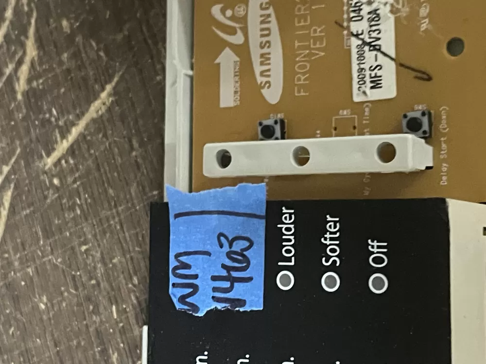  OEM Samsung Dryer Control MFS-DV318A-S0 AZ50981 | Wmv463