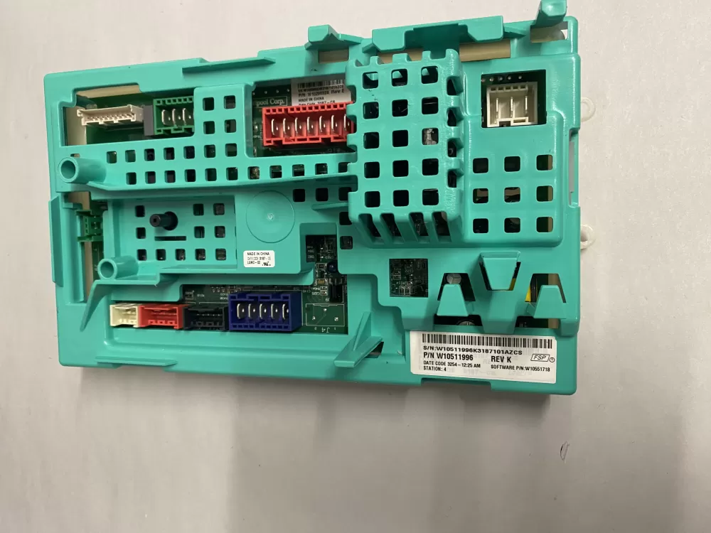 Whirlpool  Kenmore  Maytag W10511996 W10296024 Washer Control Board