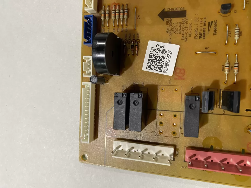 Samsung DA92 00420T DA9200420T Refrigerator Control Board AZ145911 | BK2445