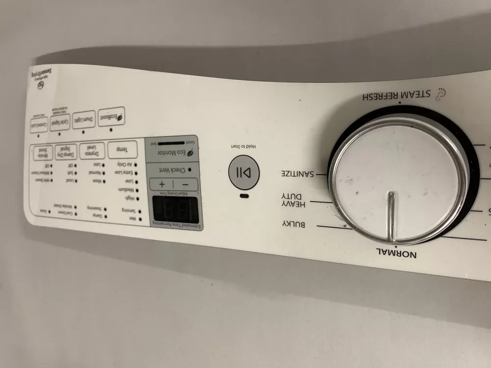 Whirlpool W10800226 W11126011 PS12114442 Dryer Control Panel