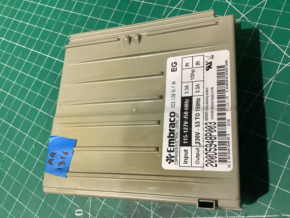 GE Wr55x10685 Refrigerator Control Board Inverter AZ196720 | AR1316