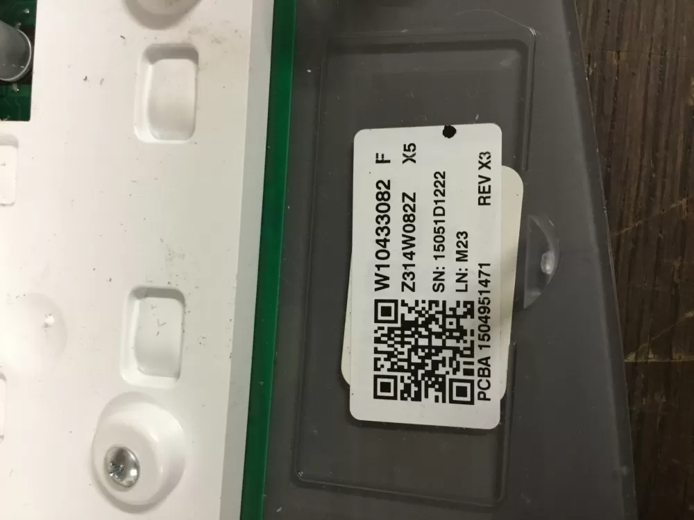 Whirlpool AP6024018 W10433082 W10750475 Washer Control Panel AZ33695 | NRV369