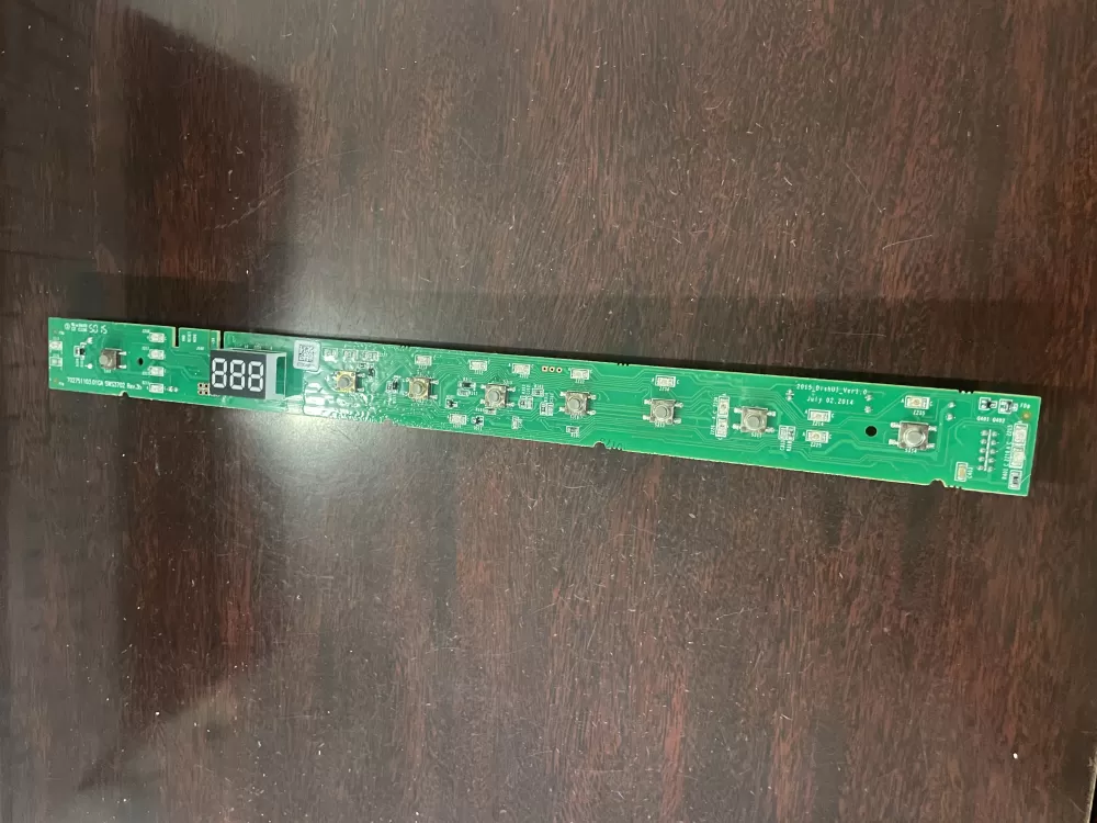 GE 265D1468G401 Dishwasher Control Board Display
