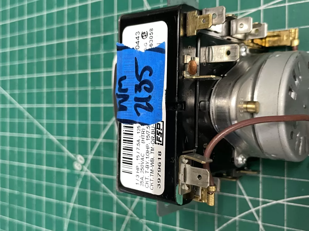 Whirlpool Amana Admiral AP6009056 3979618 3979618R Dryer Timer AZ202761 | Wm2135
