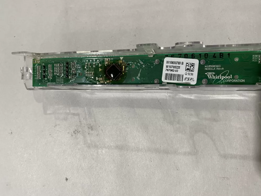Whirlpool W10650769 Dishwasher Control Board AZ156014 | BK2007