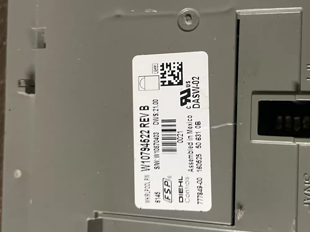 Kenmore W10794522 W10875437 PS11759715 Dishwasher Control Board AZ45236 | Wm973
