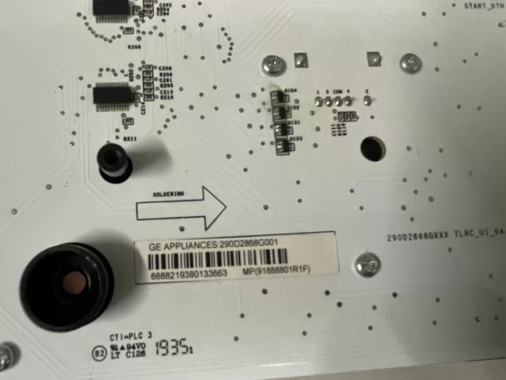 GE 290D1525G601 290D2860G002 290D2868G001 Washer Control Board AZ226482 | Wmv449