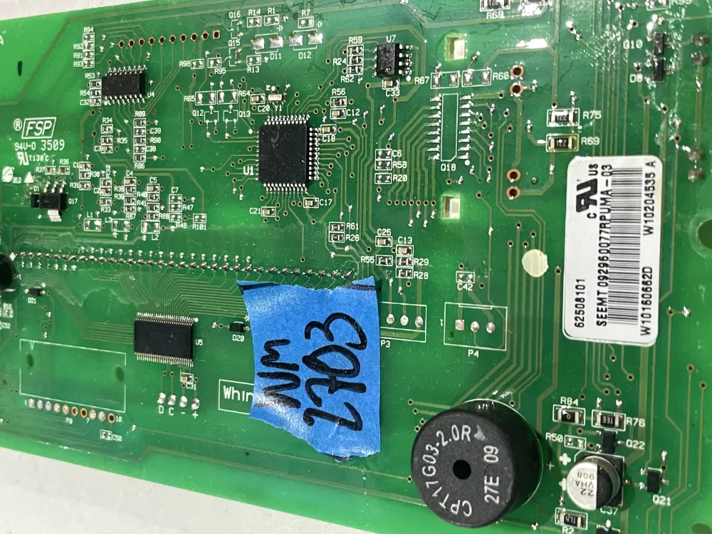 WHIRLPOOL REFRIGERATOR DISPENSER BOARD W10175973D W10175973 AZ183527 | Wm2703