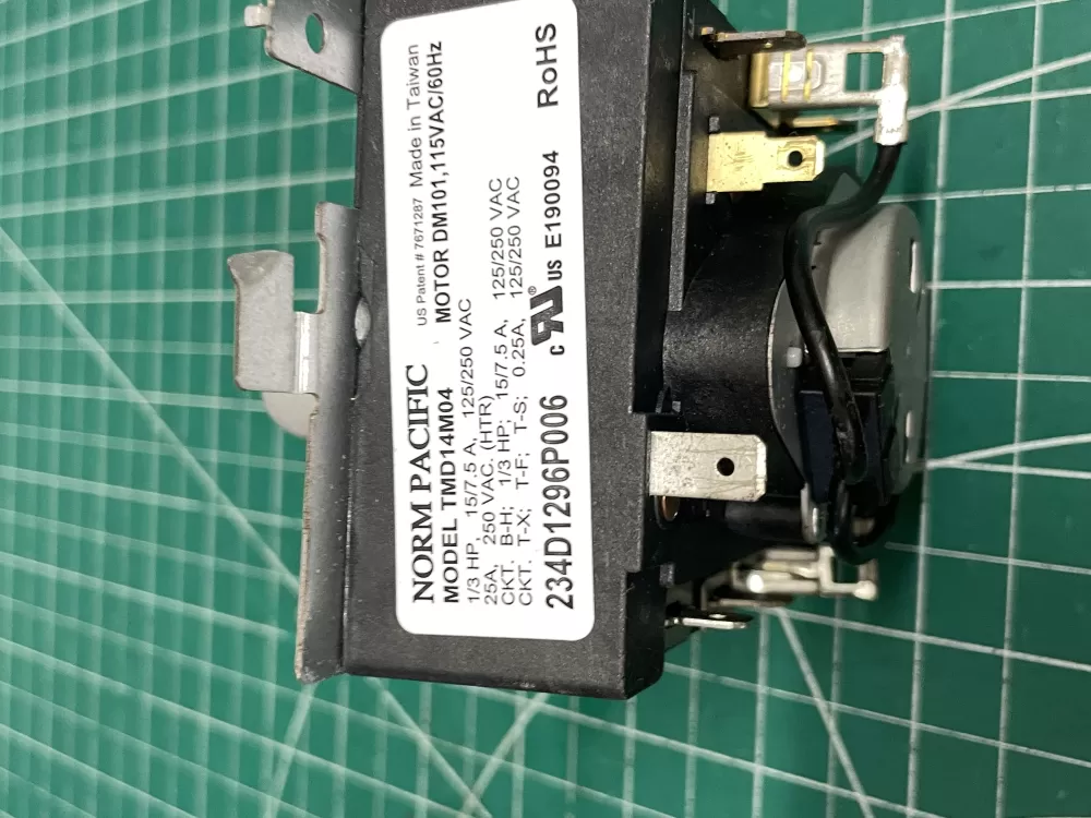 GE TMD14M04 234D1296P006 Dryer Timer AZ202759 | Wm2135