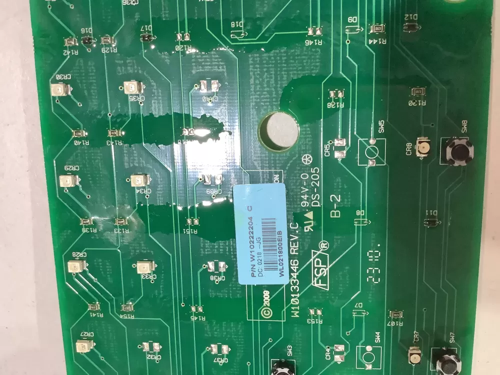 Whirlpool W10222204 Dryer Control Board W10222204 AZ159661 | ZC219