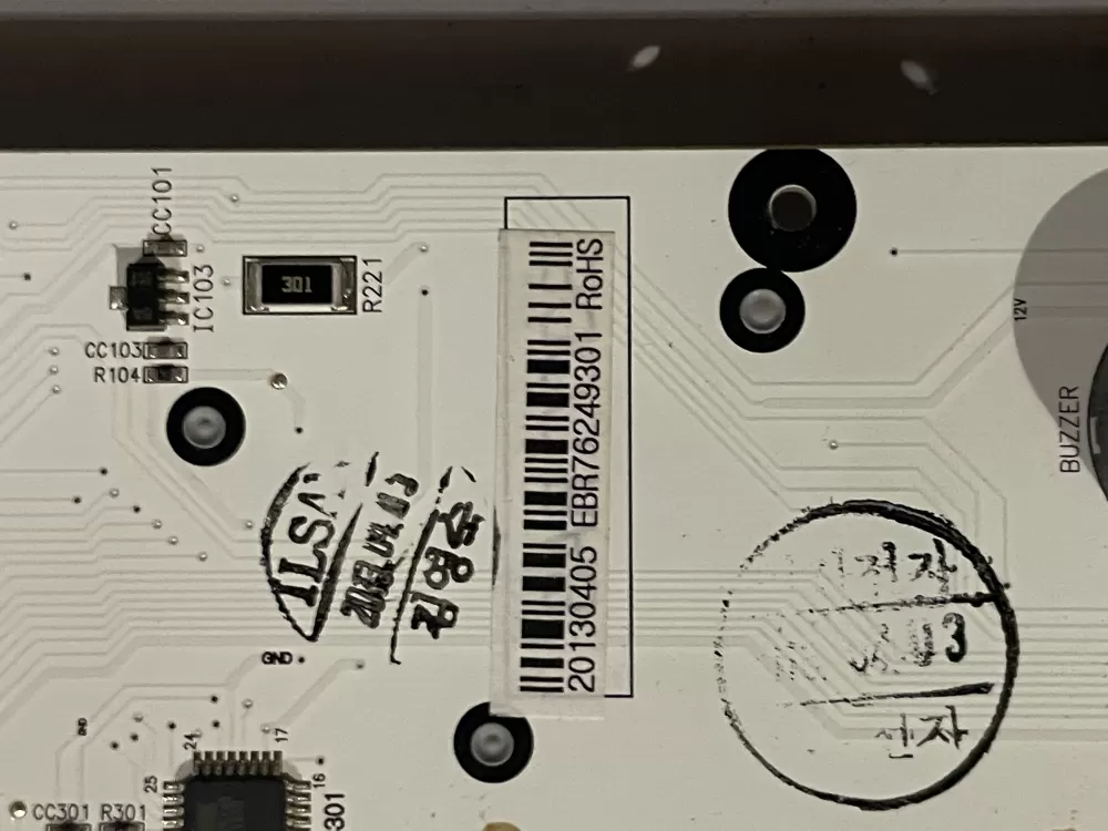 LG EBR76249301 Refrigerator Control Board Display AZ32117 | Wm106