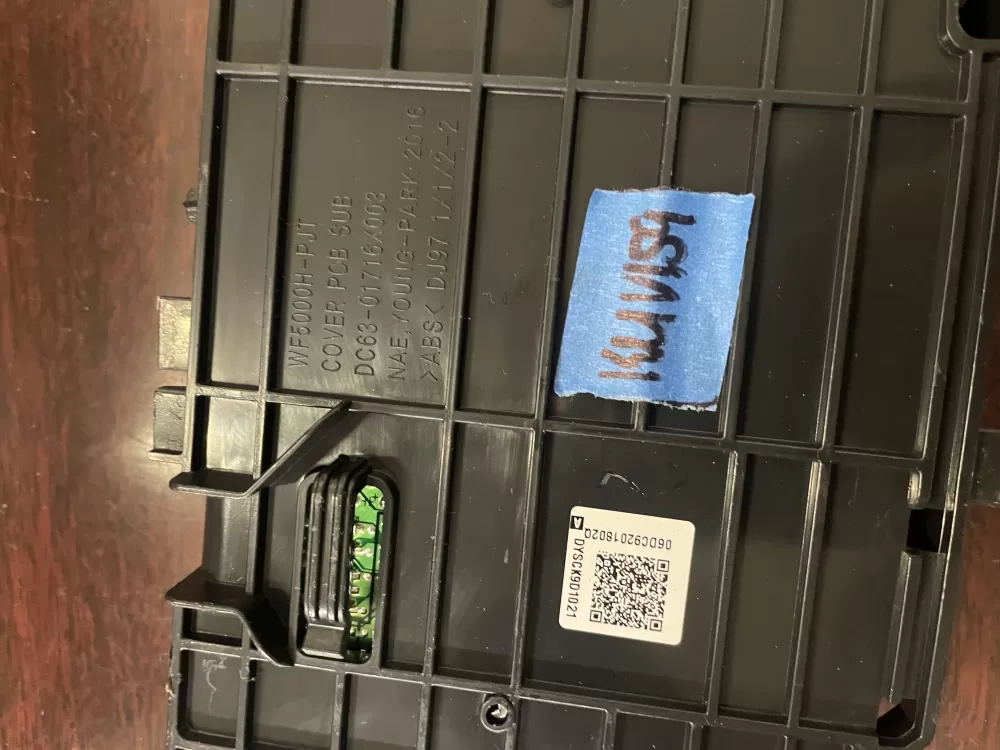 Samsung DC94 07244A Washer Control Board AZ36650 | KMV159