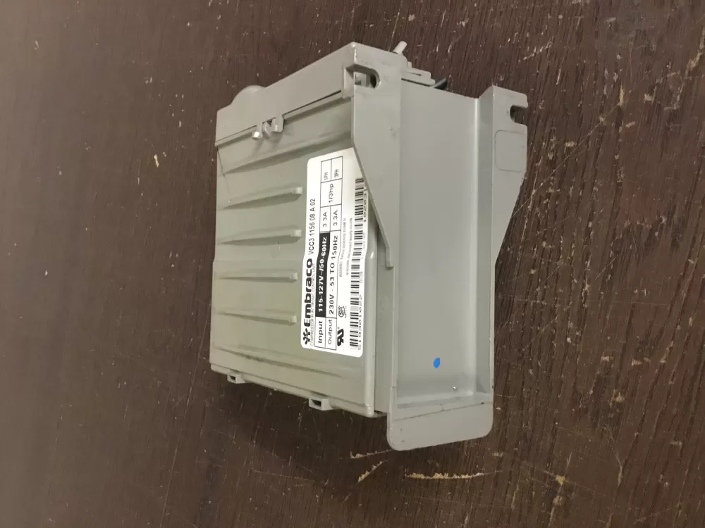 Whirlpool 5193301022  VCC3 1156 08 A 02 Refrigerator Embraco Compressor Inverter Control Board