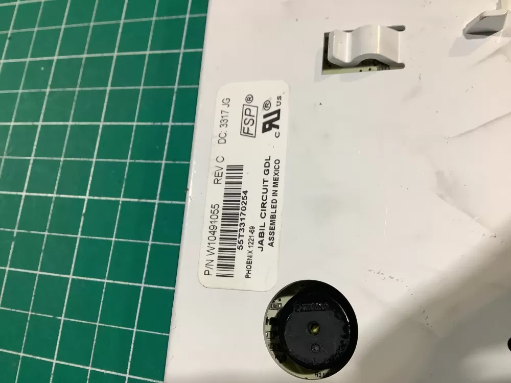 Whirlpool Wpw10491055  Control Board User Interface AZ146813 | NR2458