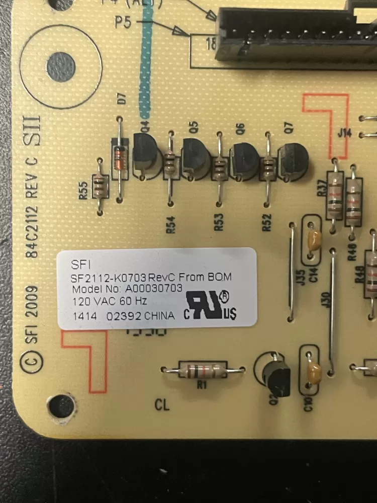 Frigidaire A00030703 Dishwasher Control Board AZ23467 | WM1046