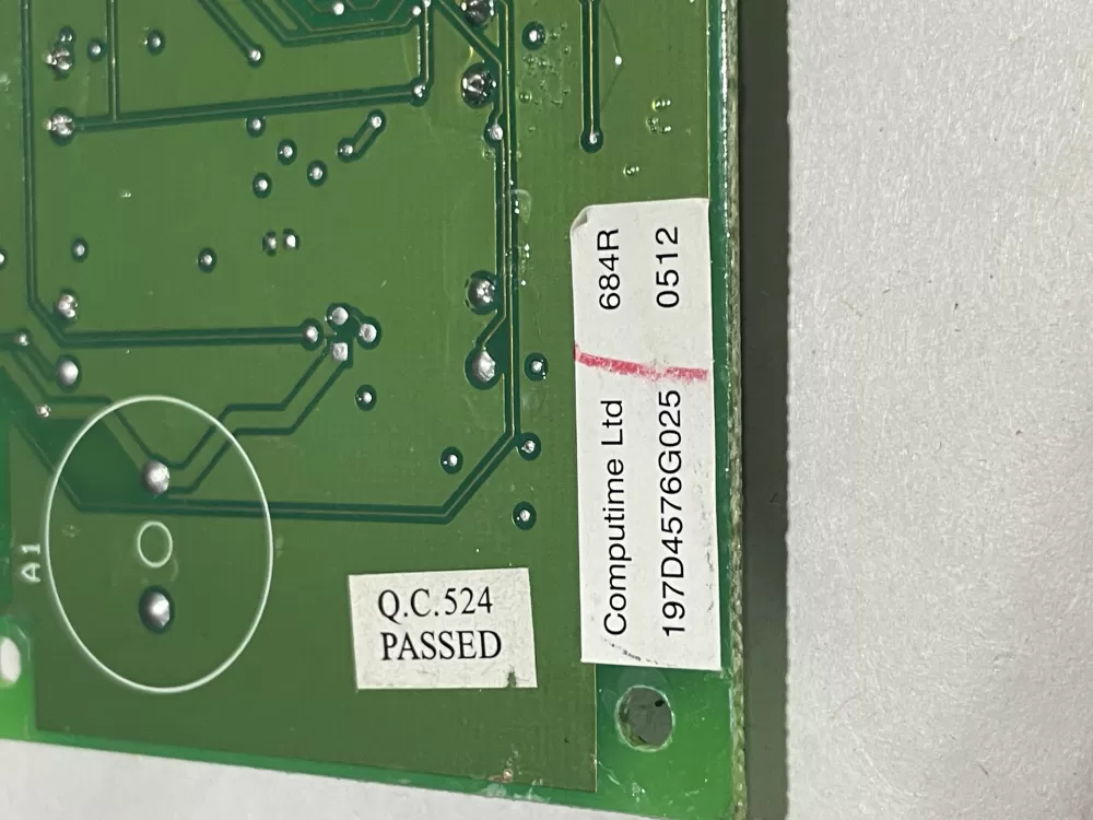GE 197D4576G025 Refrigerator Control Board Dispenser AZ152338 | Wm916