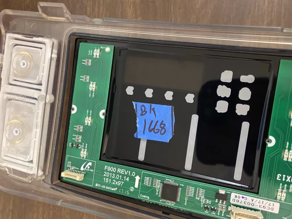 Samsung DC92-01607J DC94-06643A Dryer UI Control Board AZ31030 | BK1668