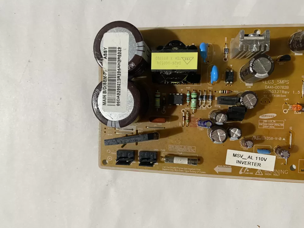 Samsung DA92-00215R Refrigerator Inverter Control Board AZ195488 | BK85