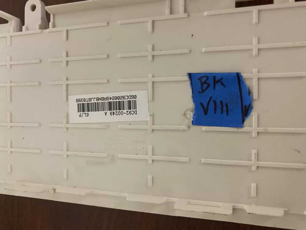 Samsung DC92-00249A Washer Control Board AZ27281 | BKV111